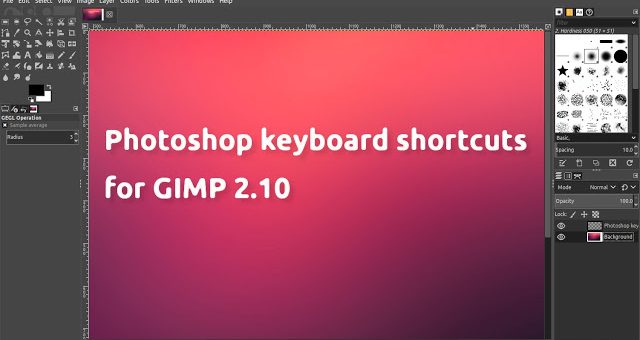 Configura GIMP 2.10 per usare le scorciatoie da tastiera di Photoshop (Come fare)
