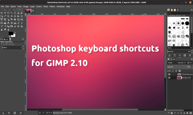 Configura GIMP 2.10 per usare le scorciatoie da tastiera di Photoshop (Come fare) 1 gimp-photoshop-keyboard-shortcuts