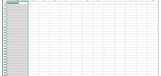 Come bloccare una riga in Excel