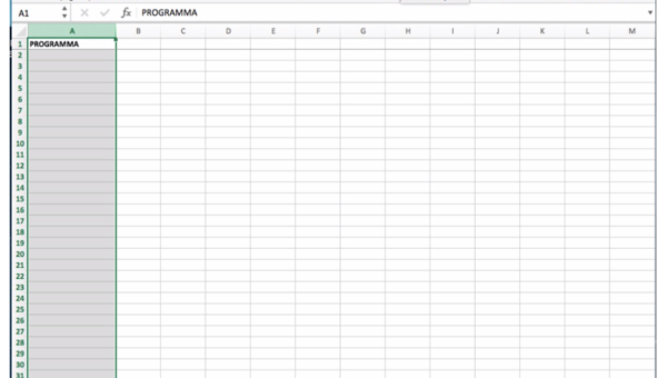 Come bloccare una riga in Excel