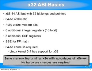 x32 abi linux