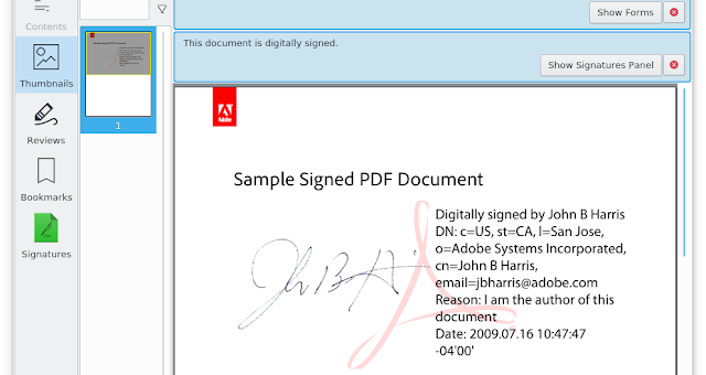 Okular: in arrivo il supporto alla visualizzazione di firme e certificati PDF