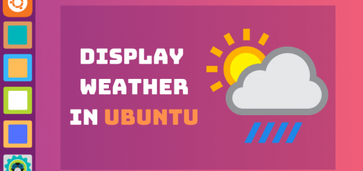 Come visualizzare le informazioni Meteo in Ubuntu 18.04