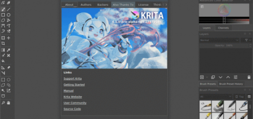Krita ora disponibile via snap