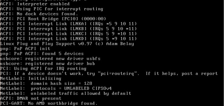 CentOS 5 si blocca durante l’installazione in VirtualBox