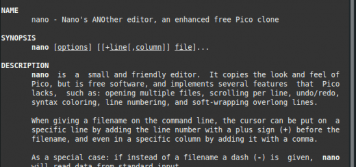 Linux: rendere a colori le pagine man
