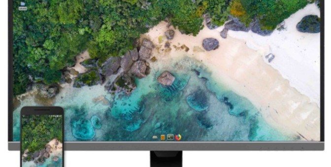 Maru OS consente di utilizzare Android 8.1 su uno smartphone o Debian 9 se collegato ad un monitor