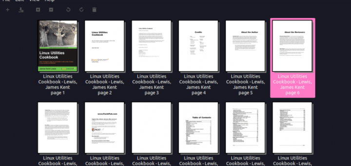 Dividere, Unire, Ruotare e Riordinare i File PDF in Linux con PDFArranger