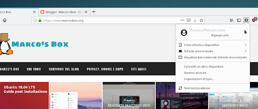 Firefox 67 mostrerà l’avatar dell’account utente nella barra degli strumenti