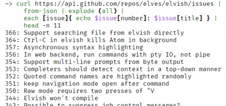 Un Rapido Sguardo all’Elvish Shell
