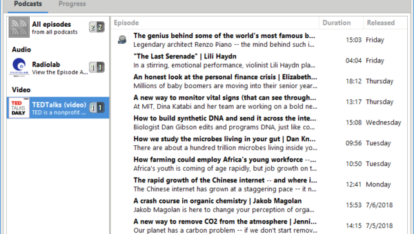 gPodder: Come ascoltare podcast su Linux