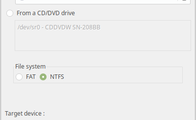 Linux: creare pendrive di Windows 10