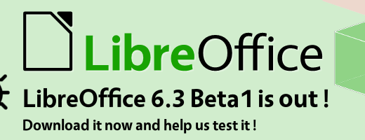 Rilasciata la Beta1 di LibreOffice 6.3