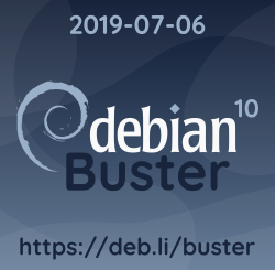 Debian 10 “buster” è stata rilasciata