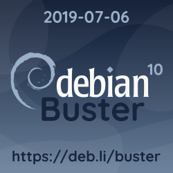 Debian 10 “buster” è stata rilasciata