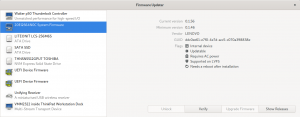 GNOME Firmware Updater per facilitare l’update del firmware