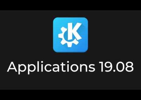Rilasciate le KDE Applications 19.08