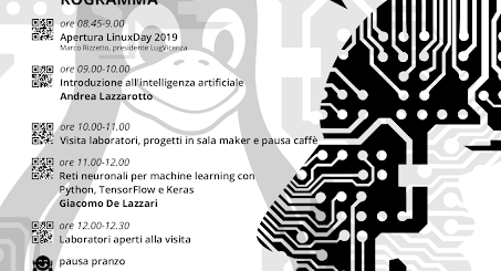 Linux Day 2019: il programma del Lug Vicenza