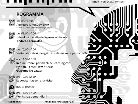 Linux Day 2019: il programma del Lug Vicenza