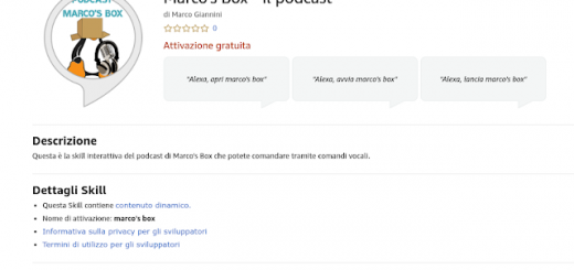 Marco’s Box – il podcast: la nuova skill per Amazon Alexa