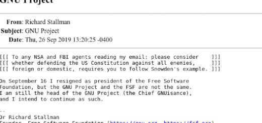 Stallman resta a capo dello GNU Project