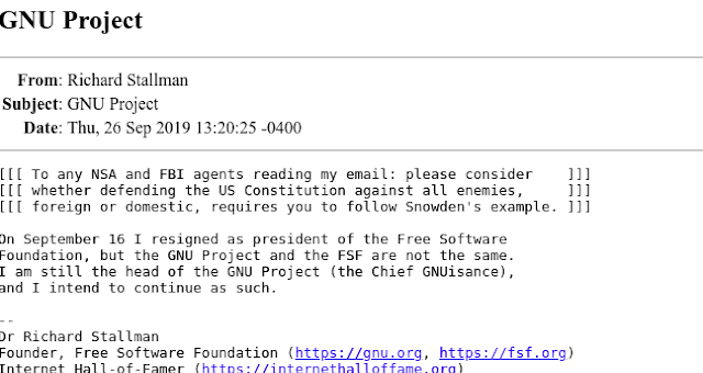 Stallman resta a capo dello GNU Project