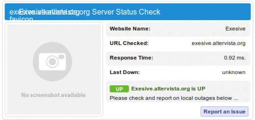 Verificare se un sito è online