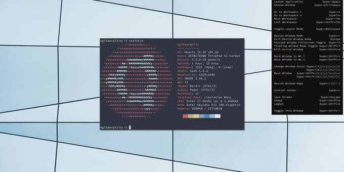 Regolith Linux aggiunge il supporto per Ubuntu 19.10