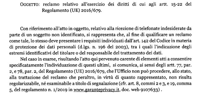 Segnalazioni al Garante per telemarketing non autorizzato: abbiamo un problema