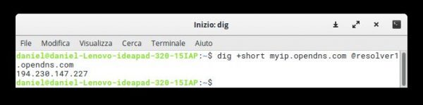 Trovare l’indirizzo IP dal terminale Linux