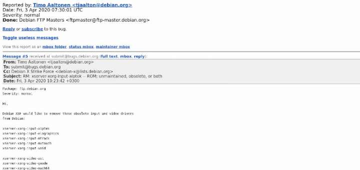 Debian Decisione di abbandonare i Vecchi Driver ha Sconvolto Vintage Utenti