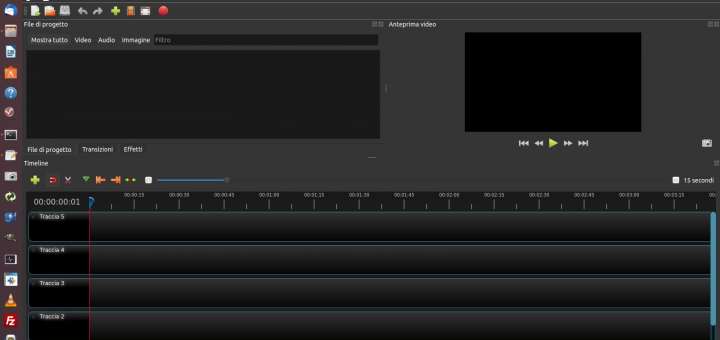 OpenShot-Video-Editor montaggio video digitale open-source