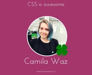 Camila Waz: Css is Awesome