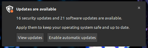 Linux Mint: Ecco come funzionerà la notifica degli aggiornamenti di sistema