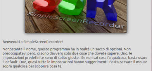 Simplescreenrecorder registrare il-proprio desktop