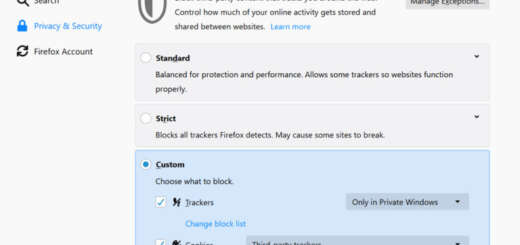 Firefox inizia a bloccare i cookie di terze parti di default