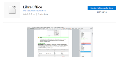 LibreOffice sbarca sul Microsoft Store ad un costo di € 4,59
