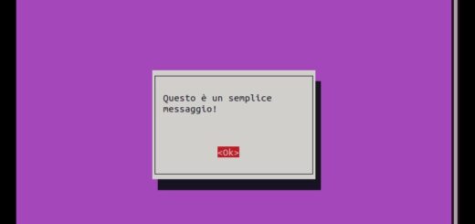 Whiptail Integrare dialogo negli script shell