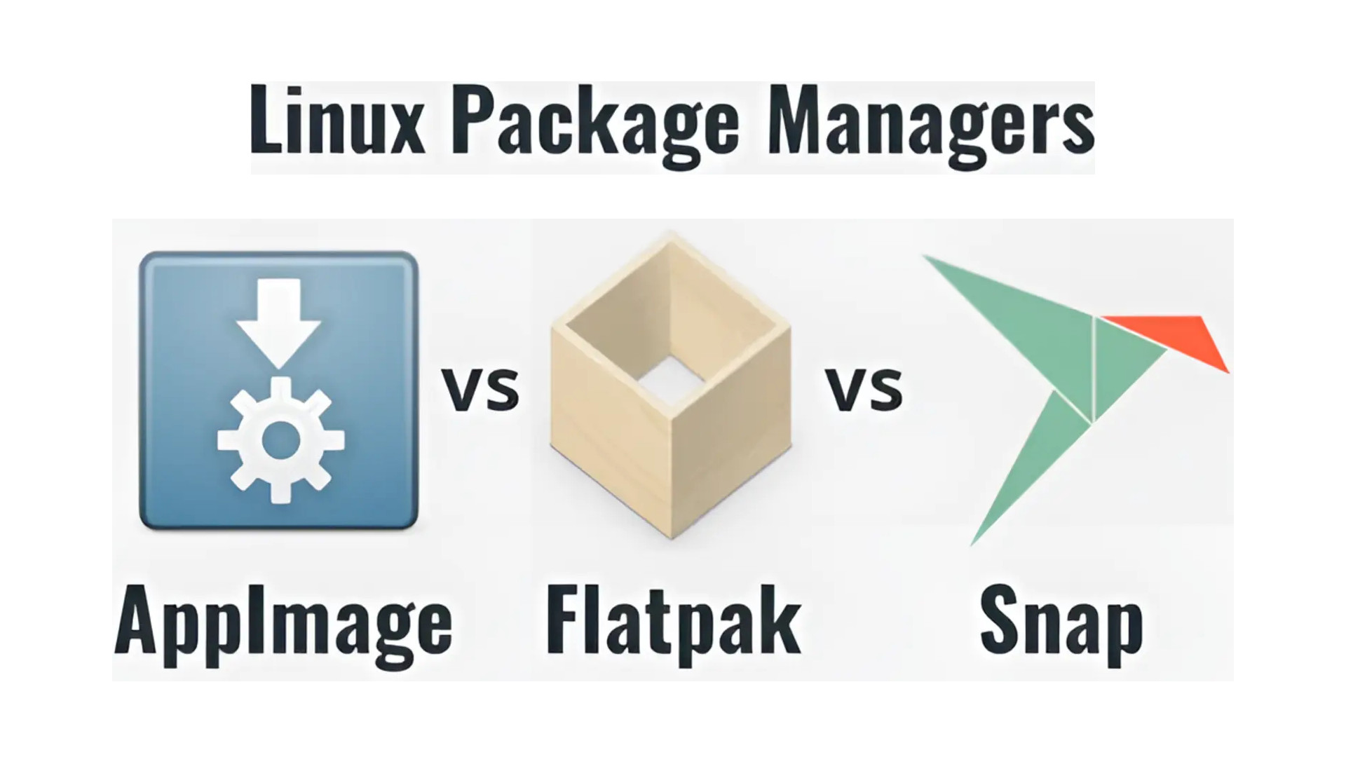 Appimage, Snap e Flatpak: i formati di distribuzione per Linux a ...