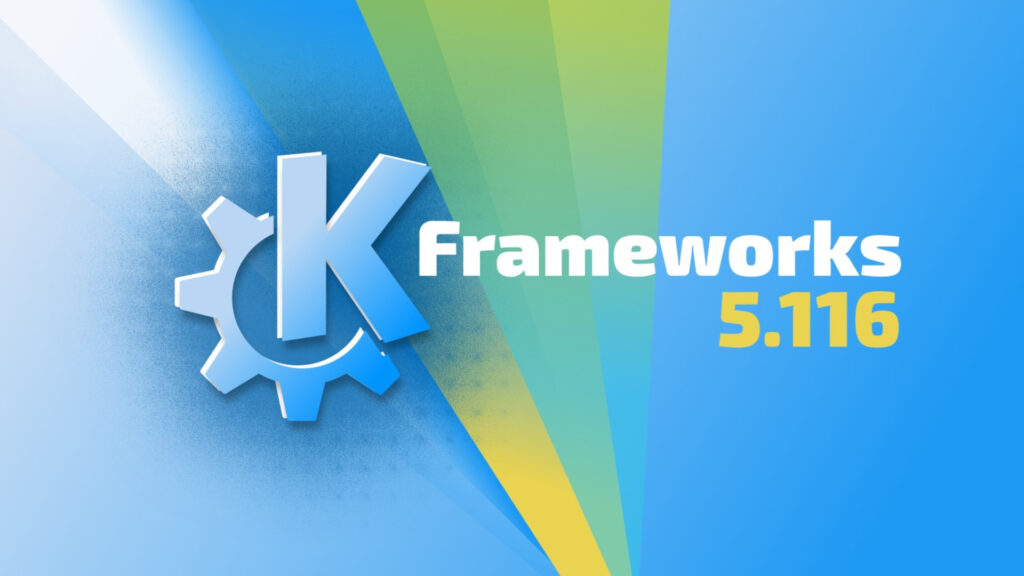 KDE presenta Frameworks 5.116.0