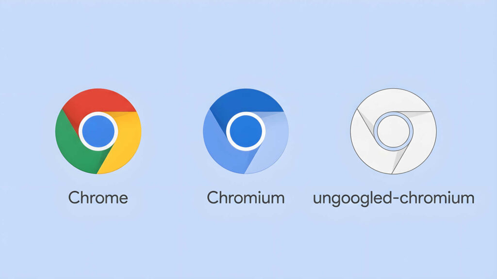 Chrome, Chromium e ungoogled-chromium: 3 modi diversi di usare lo stesso motore