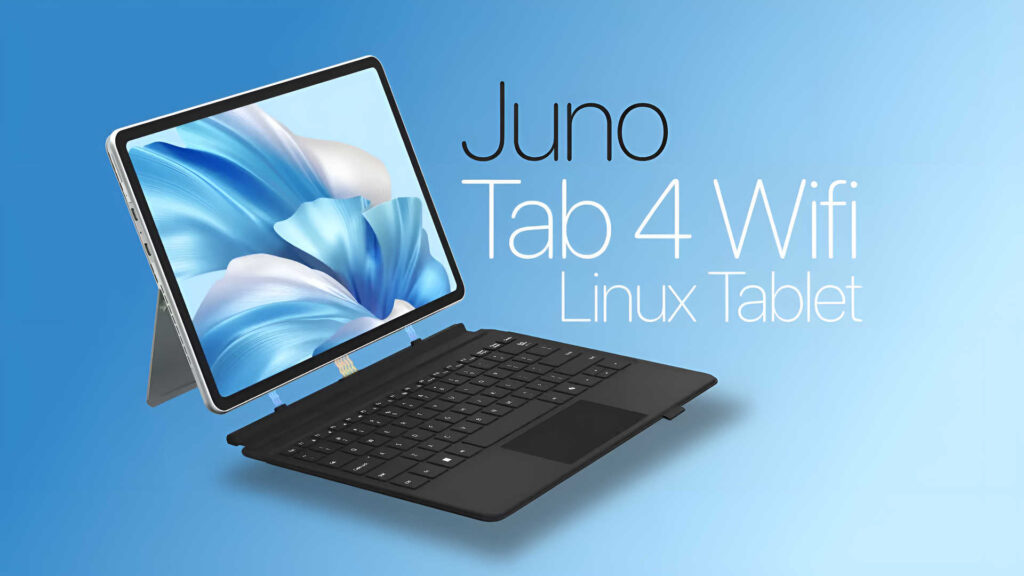 Juno Tab 4 WiFi: il tablet con Intel Core Ultra e GNU/Linux