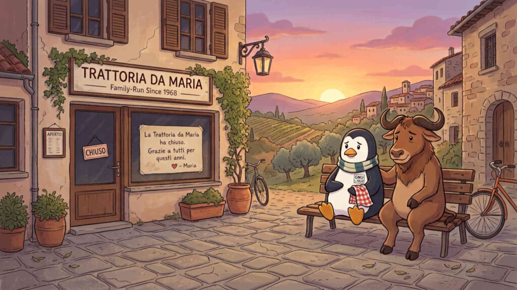 La lenta scomparsa della trattoria di famiglia La lenta scomparsa della trattoria di famiglia