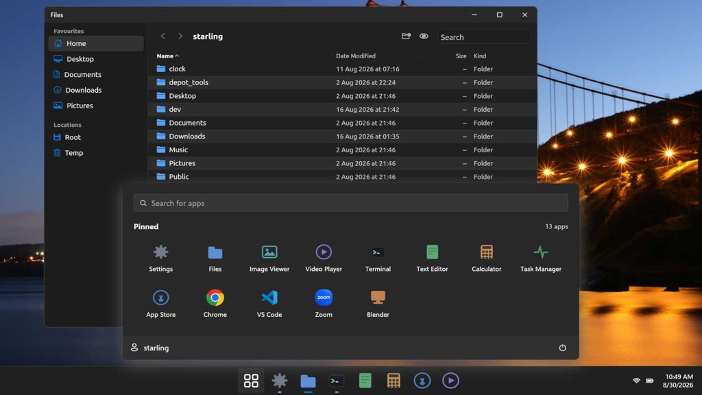Starling: nuovo ambiente desktop per GNU/Linux scritto in Swift e realizzato con il supporto dell'AI Claude Starling: nuovo ambiente desktop per GNU/Linux scritto in Swift e realizzato con il supporto dell'AI Claude