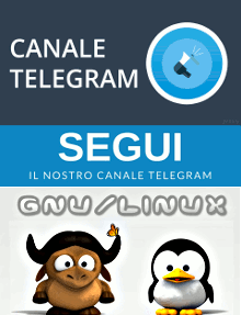 Unisciti al nostro canale Telegram GNU/Linux Italia